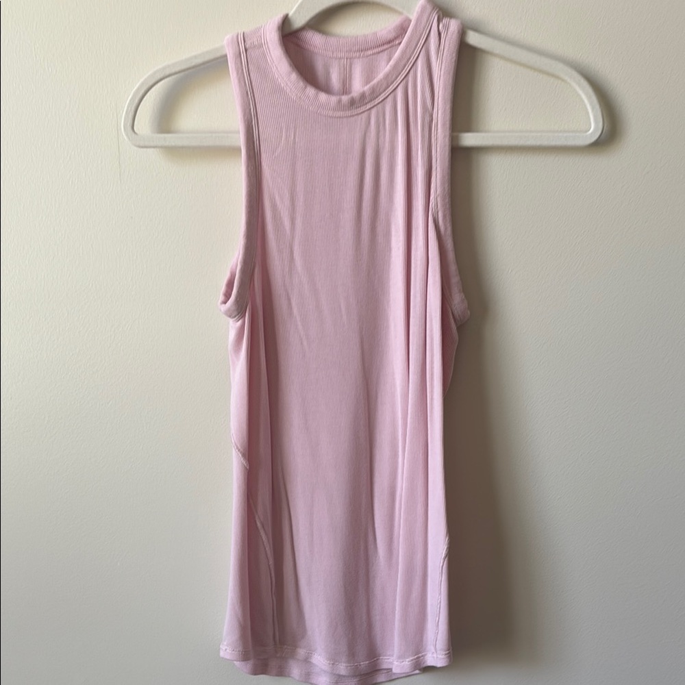 Lululemon Athletica Pink Muscle Tee Tank Top